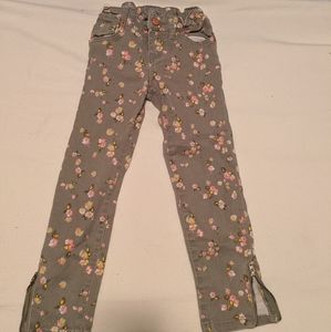 Flower jeans